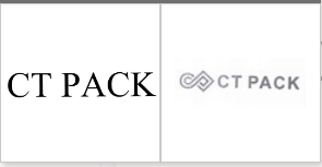 CT PACK商标异议引证商标比对图
