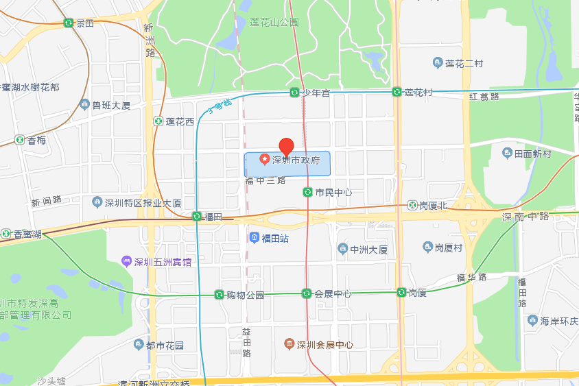 深圳商标注册大厅地址地图